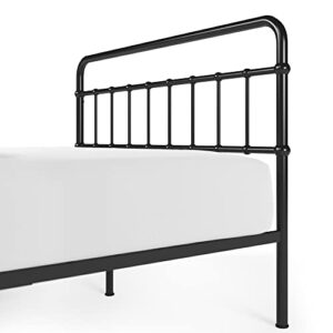 ZINUS Florence Metal Platform Bed Frame / Mattress Foundation / No Box Spring Needed / Easy Assembly, Black, Queen