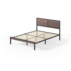 ZINUS Mory Metal Platform Bed Frame with Split Headboard / Wood Slat Support / No Box Spring Needed / Easy Assembly, Queen