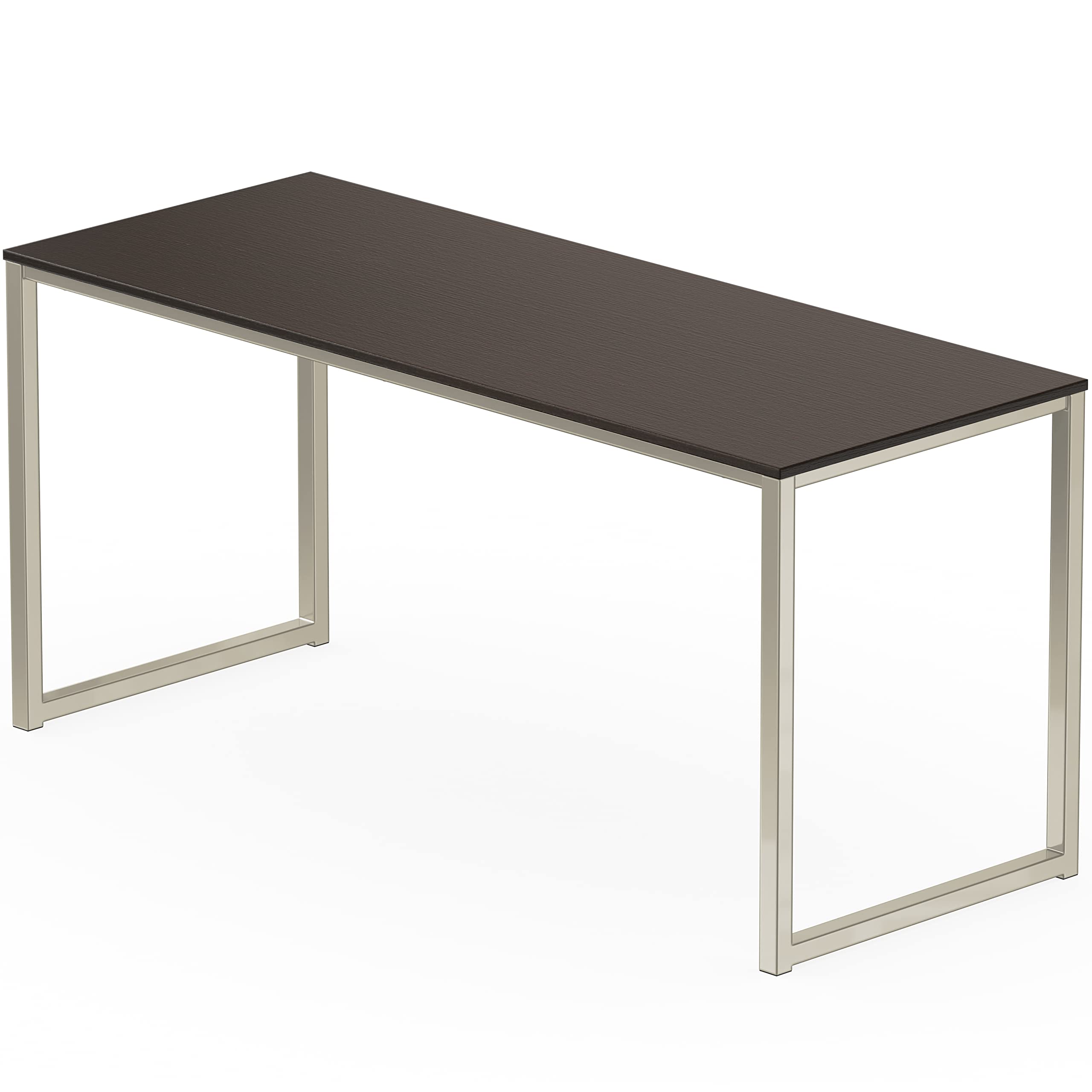 SHW Home Office 55-Inch Computer Desk, 24" Deep, Espresso