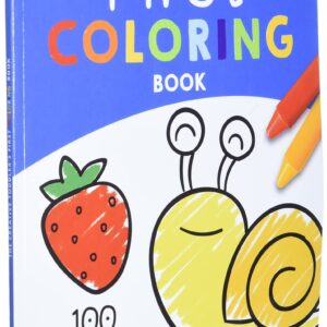 The Creative Toddler’s First Coloring Book Ages 1-3: 100 Everyday Things and Animals to Color and Learn | For Toddlers and Kids ages 1, 2 & 3 (US Edition)