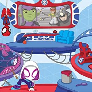 Marvel Spider-man Spidey and his Amazing Friends – Spidey on the Go! First Look and Find Activity Book and Spidey Plush Toy Gift Set – PI Kids