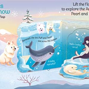 Babies in the Snow Gift Set: Includes Lift-A-Flap Board Book and Cuddly Plush Toy Friend for Birthdays, Baby Showers, Christmas and Easter Basket Stuffers Ages 0 - 4