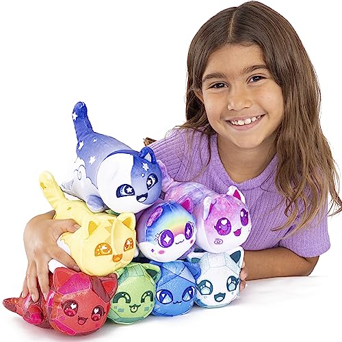 Aphmau Mini Mystery 6" Plush - Celestial Collection - 4 pack; YouTube Gaming Channel, Blind Box, 4 of 8 Unique Possible Unicorn MeeMeows, Official Merch