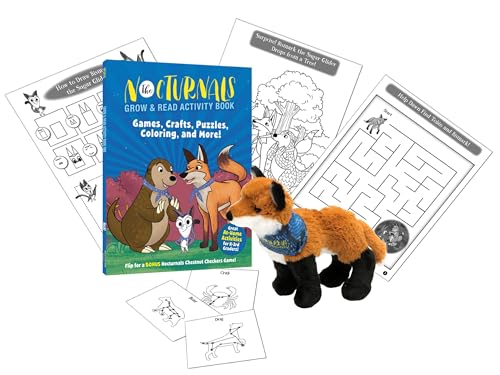 The Nocturnals Grow & Read Activity Box: Early Readers, Plush Toy, and Activity Book - Level 1–3