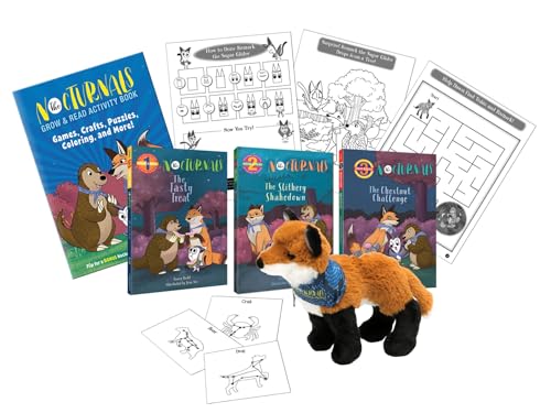 The Nocturnals Grow & Read Activity Box: Early Readers, Plush Toy, and Activity Book - Level 1–3