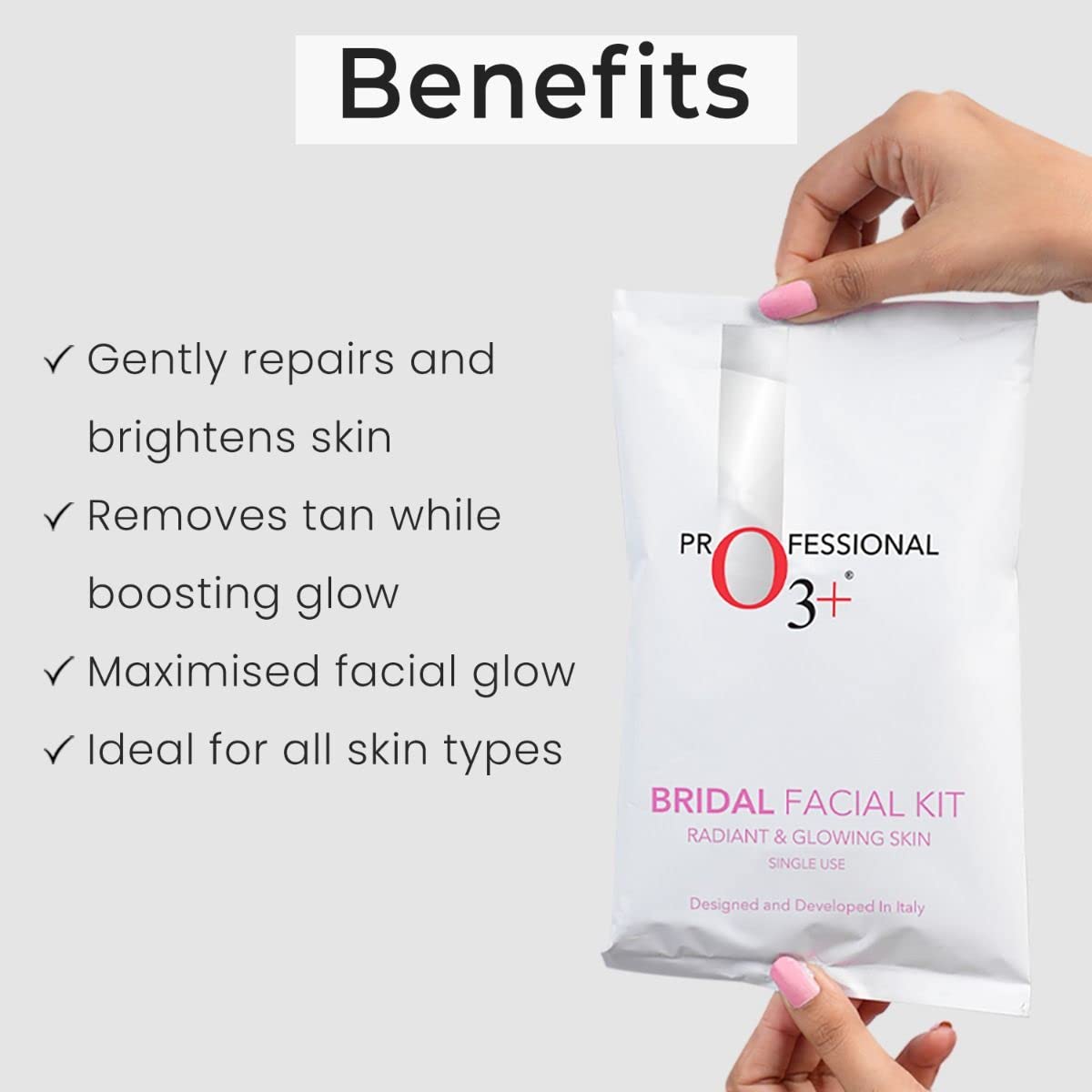 O3+ Bridal Facial Kit - Valentine's Day Edition R&G -All Skin Type