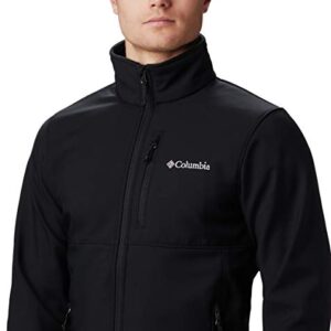 Columbia Men's Ascender Softshell Jacket, Black, 3X Big