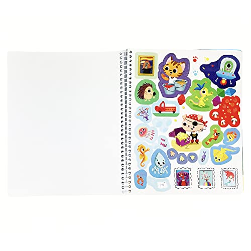 Write & Erase ABC and 123: Wipe Clean Writing & Tracing Workbook Skills for Preschool Kids and Up Ages 3-5: Includes Letter and Number Tracing, Early ... Erase Marker & Bonus Restickable Stickers.