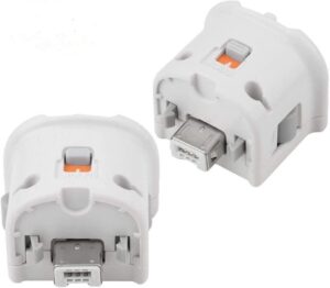 prodico wii motion plus adapter for original wii remote controller(pack of 2) (white)