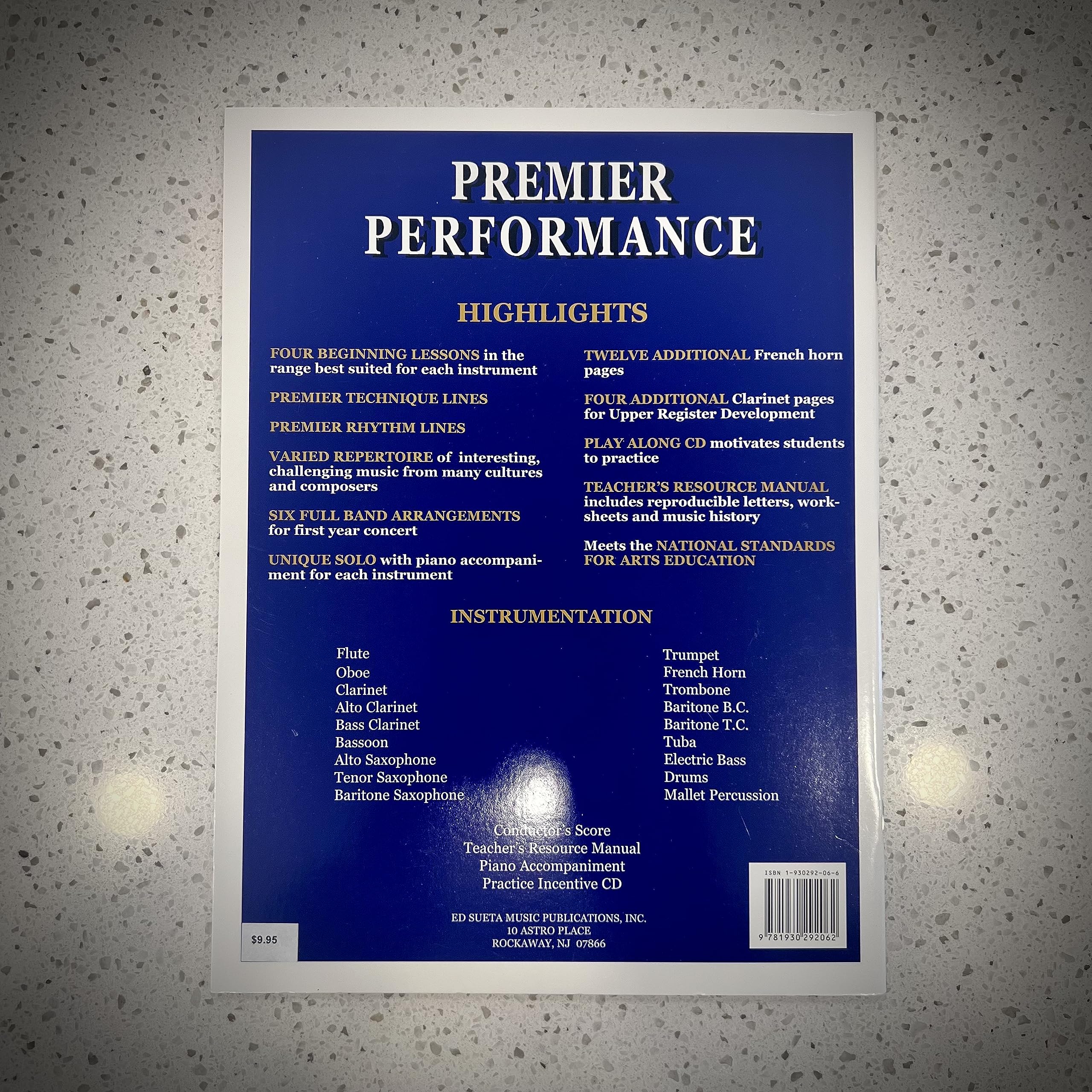 Premier Performance - Tenor Saxophone - Book 1