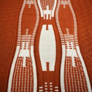 STACY ADAMS Men's Sweater, Vertical Neo Chain Front Design (4XL, PERSIMMON)