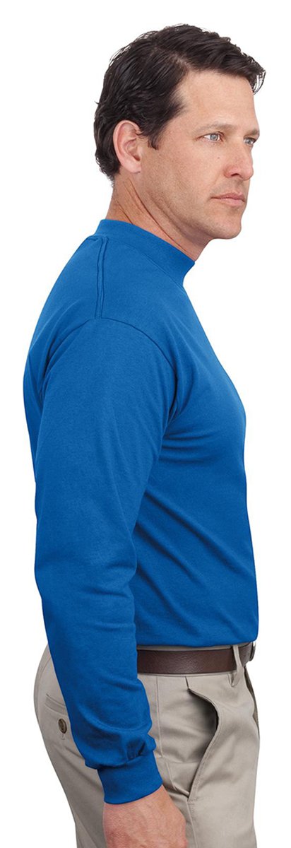 PORT AND COMPANY Mock Turtleneck (PC61M) Royal Blue, 4XL