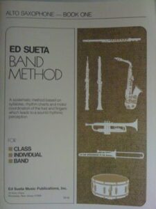 ed sueta band method: baritone saxophone-book 1