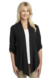 port authority ladies concept open cardigan