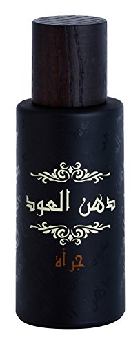 Dahn Al Oudh Jurrah for Men and Women (Unisex) EDP - Eau De Parfum 40 ML (1.3 oz) | Oriental Perfumery | Blends Saffron and Rose with Musk, Amber and Oud | Elegant bottle | by RASASI Perfumes