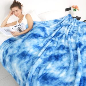 obinsm soft throw blanket blue blanket throw soft fleece blanket throw