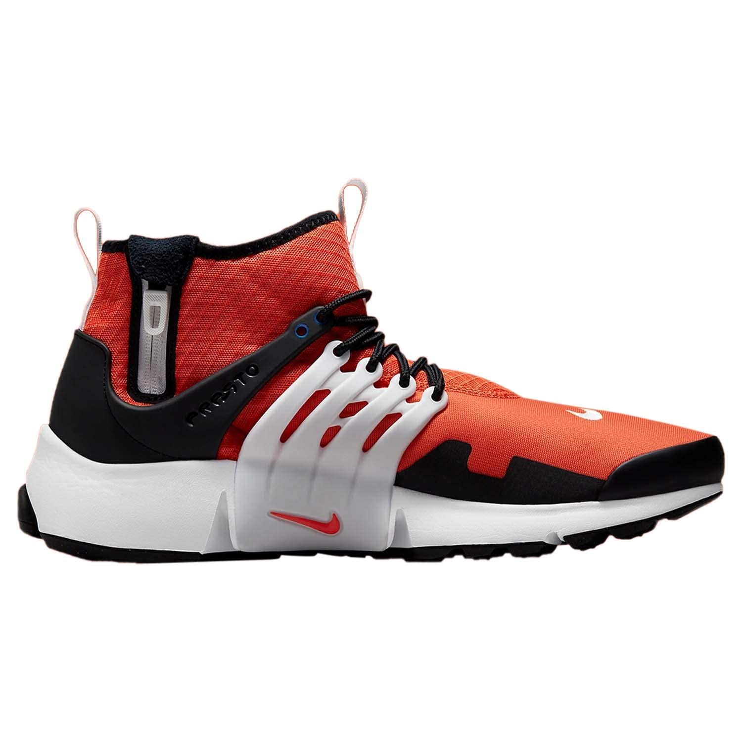 Nike mens Air Presto Mid Utility, Orange/Orange-black-white, 10