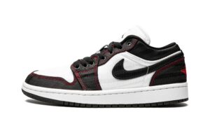 nike womens jordan 1 low se utility white/blackgym red dd9337 106 65