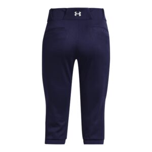 Under Armour Womens Utility Softball Pants 22, (410) Midnight Navy / / Baseball Gray, X-Large