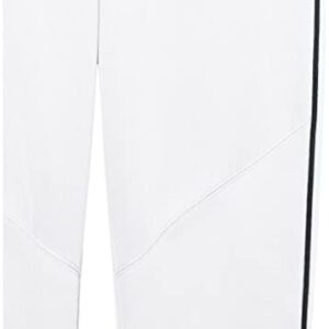 Under Armour Boys Utility Baseball Pant Pipe , (100) White / Black / Black , X-Large