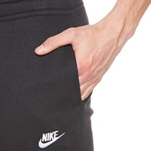 Nike Men's Sportswear Open Hem Club Pants, Black/White, X-Large