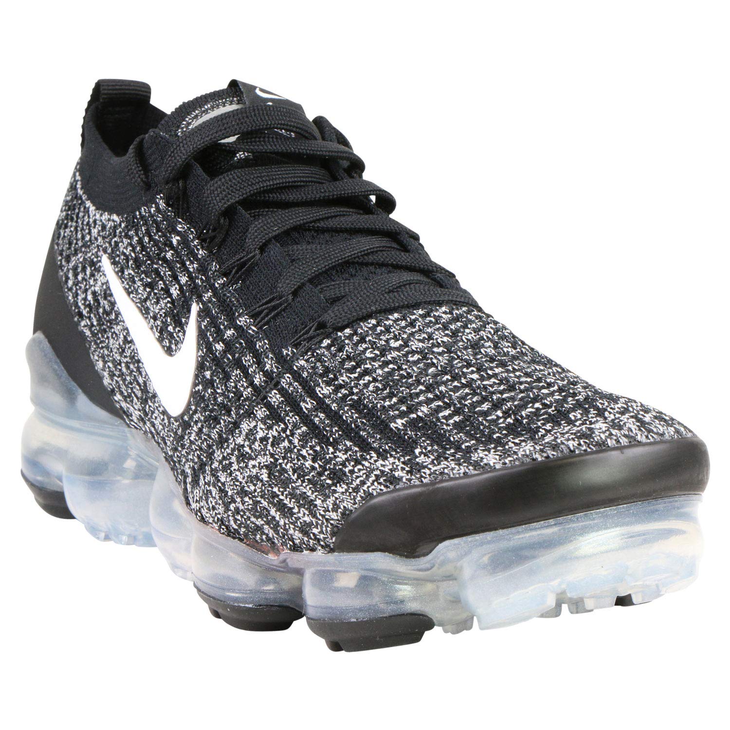 Nike Mens Air Vapormax Flyknit 3 AJ6900 002 - Size 7 Black/White-Metallic Silver