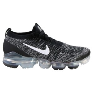 Nike Mens Air Vapormax Flyknit 3 AJ6900 002 - Size 7 Black/White-Metallic Silver