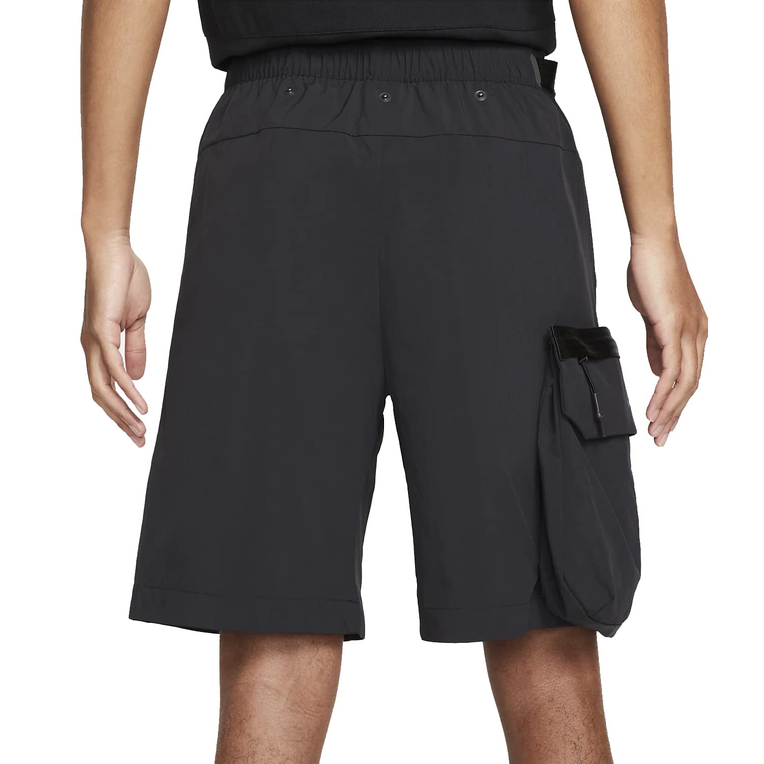 Nike mens Sportswear Unlined Utility Cargo Shorts, Black/Black, Small Short