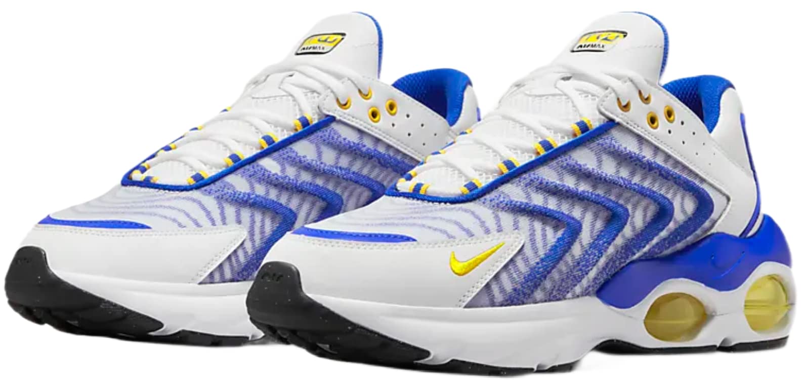 Nike mens Air Max TW Shoes, (Dq3984-100) White/Blue, 11