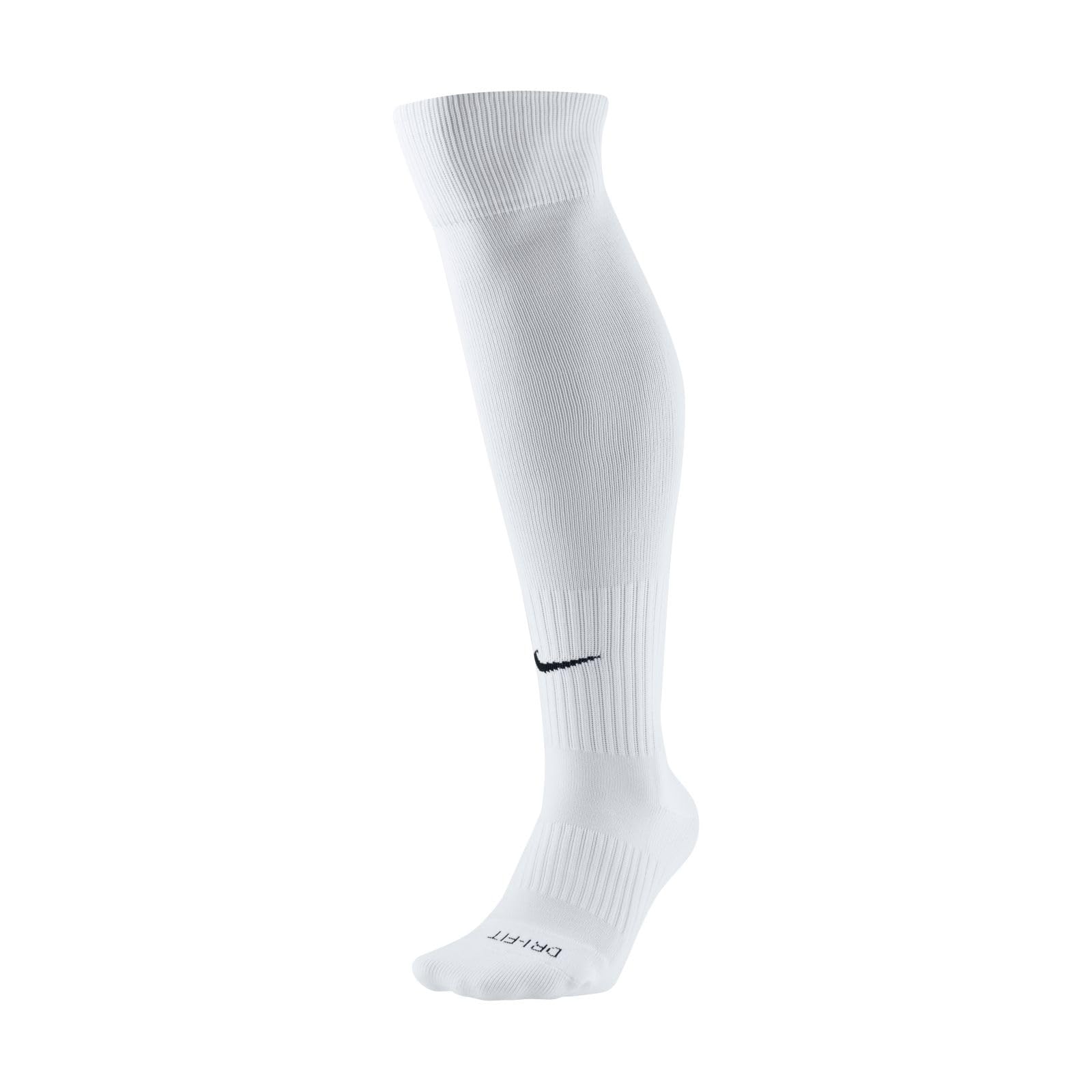 Nike Classic II Cushion Over-the-Calf Socks Team White/Black SM (4-6 Big Kid, Women's Shoe 4-6)