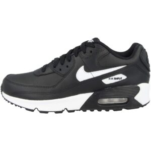 nike boy's air max 90 ltr (big kid) black/white/black 4 big kid m