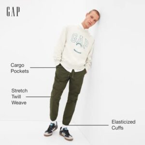 GAP Mens Essential Utility Jogger Casual Pants, Mistletoe, X-Large US