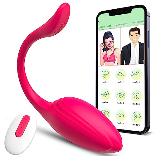 Remote Control Vibrator Sex Toys - Adult Toys Female Panty Wearable Silicone Vagina Anal Clit G-spot APP Vibrators Sex Toy Stimulator with 10 Vibration Modes, Adult Sex Toys & Games for Women Couples