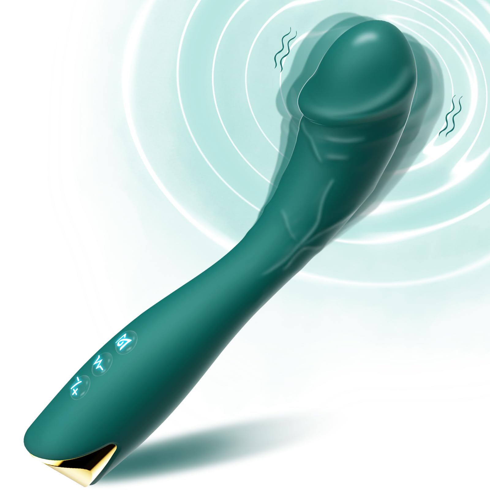 Realistic Curved G spot Vibrator - Classic Sex Toys for Women with 10 Vibration & One-Burst Dildo Vibrator, Adult Sex Toys & Games Clitoral Vagina G Spot and Anal Stimulation for Women and Couples