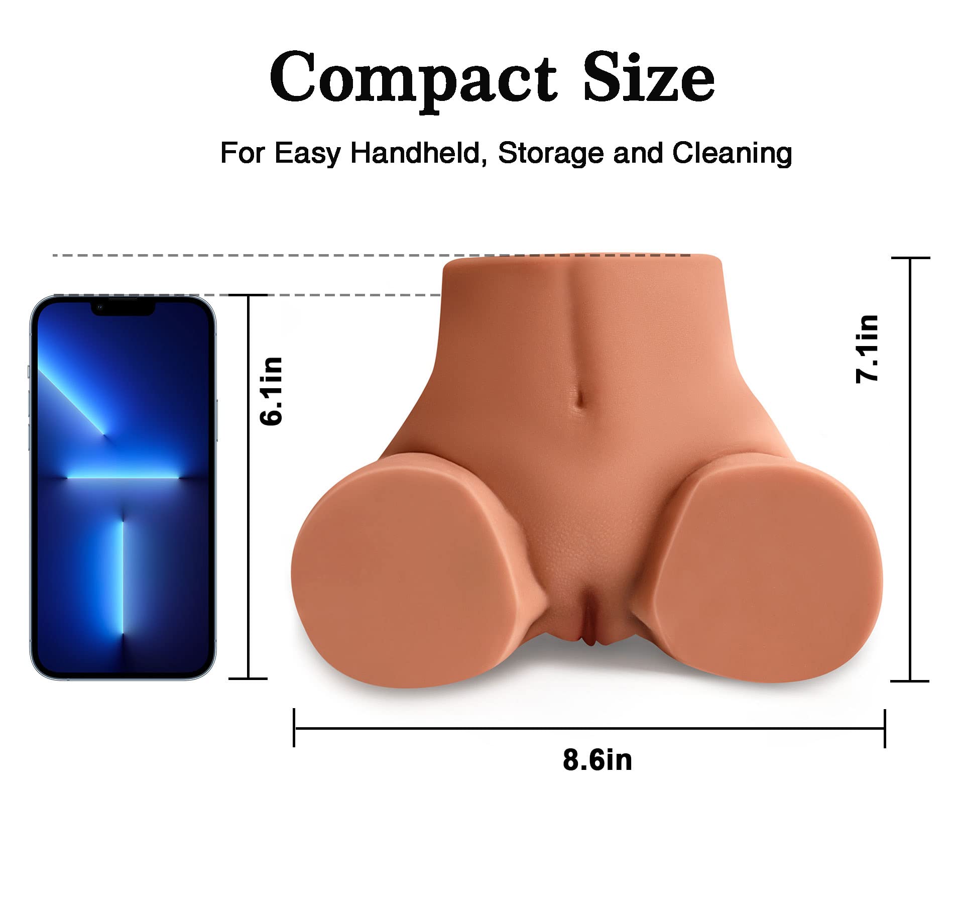 Sex Doll Male Sex Toy for Men - Adult Toys Male Masturbator Pocket Pussy Ass Realistic Sex Dolls for Men Hands Free Stroker Soft Butt with 3D Vagina Anal Sex - Adult Toy Male Sex Toys for Men Pleasure