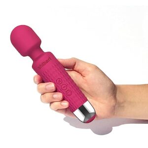 Shibari Mini Halo Vibrator, Wand Massager Vibe, Cordless, Quiet, High Power & Waterproof, Vibration Clitoris Stimulation, Adult Sex Toys, Personal Vibrator for Women, Sex Vibrators (Pink)