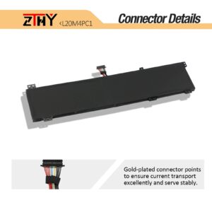 ZTHY 80Wh L20C4PC1 Laptop Battery Replacement for Lenovo Legion 5 Pro-16ACH6 16ACH6H 16ITH6 16ITH6H Legion 5-15ITH6 15ITH6H 15ACH6 15ACH6A 15ACH6H Legion 7-16ITHg6 16ACHg6 Series L20M4PC1 L20D4PC1