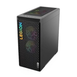 Lenovo Legion T5 Tower Gaming Desktop Computer - AMD Ryzen 5 7600 6-Core up to 5.10 GHz Processor, 128GB DDR5 RAM, 2TB NVMe SSD + 1TB HDD, GeForce RTX 4070 12GB GDDR6X, Windows 11 Pro