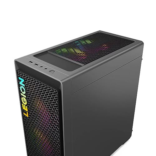 Lenovo Legion T5 Tower Gaming Desktop Computer - AMD Ryzen 5 7600 6-Core up to 5.10 GHz Processor, 32GB DDR5 RAM, 512GB NVMe SSD + 1TB HDD, GeForce RTX 4070 12GB GDDR6X, Windows 11 Pro