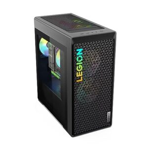 Lenovo Legion T5 Tower Gaming Desktop Computer - AMD Ryzen 5 7600 6-Core up to 5.10 GHz Processor, 128GB DDR5 RAM, 2TB NVMe SSD + 2TB HDD, GeForce RTX 4070 12GB GDDR6X, Windows 11 Pro