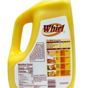 Whirl Butter Liquid Flavor Oil, 1 Gallon (Pack of 2) with By The Cup Swivel Spoons