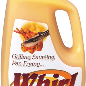 Whirl Butter Liquid Flavor Oil, 1 Gallon (Pack of 2) with By The Cup Swivel Spoons