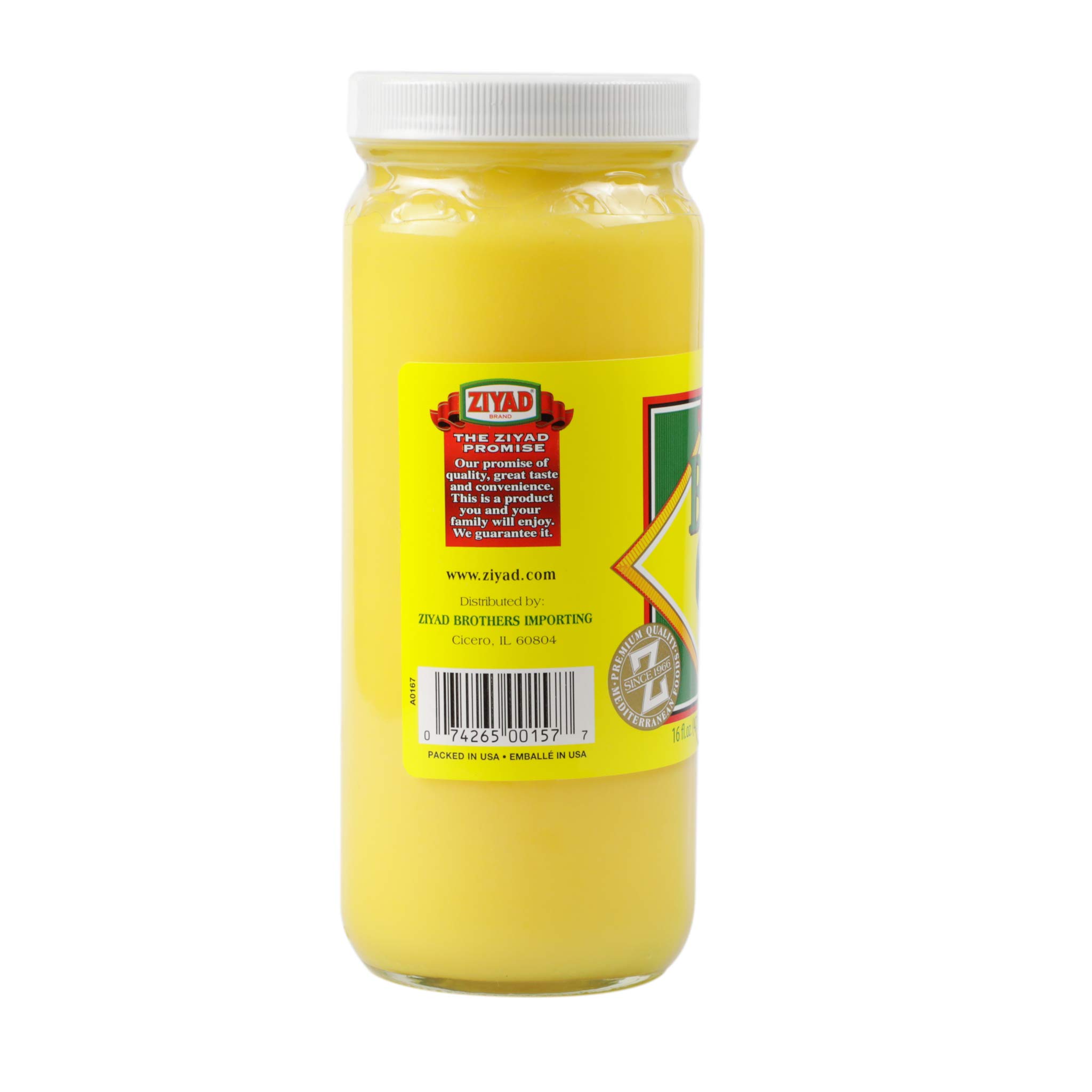 Ziyad Brand Butter Ghee, Clarified Butter, Perfect High Heat Cooking, Roasted Vegetables, Sautées, Hot Drinks (Chaider) and Finishing Oil! 16 oz