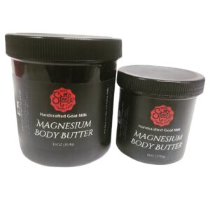 magnesium body butter, 16 ounce or 6 ounce