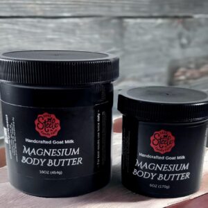 Magnesium Body Butter, 16 ounce or 6 ounce