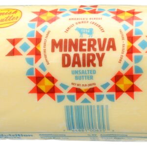 Minerva Dairy Butter Roll Amish Unsalted, 2 lb