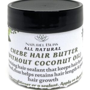 Chebe Hair Growth Butter(No Coconut Oil)/Chebe with Aloe vera/Amla Powder/Jamaican Black Castor Oil/Fenugreek (Scented, 2 oz)