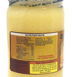 Rani Ghee Pure & Natural from Grass Fed Cows (Clarified Butter) 8oz (227g) ~ Glass Jar | Paleo Friendly | Keto Friendly | Gluten Free | Product of USA