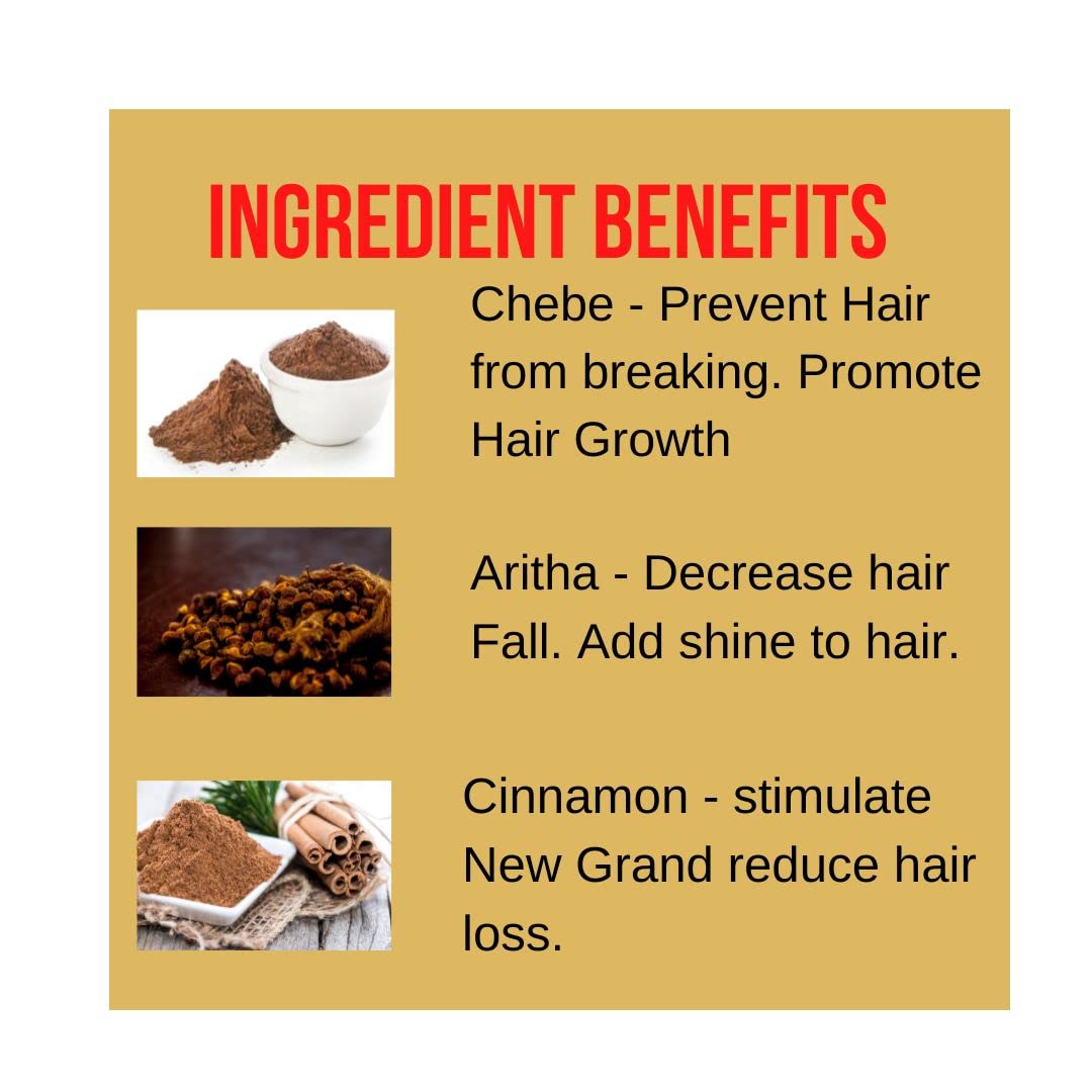 Chebe Butter For Hair Growth. Manuka Honey (Biotin+MSM)| Alopecia Growth Stimulant | Great For Balding/Bald Spots. Chebe Hair Butter, With Chebe Powder. (Chebe Hair Balm)