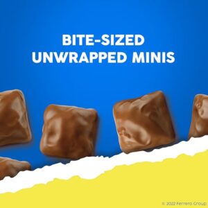 Butterfinger Unwrapped Minis, Bulk 12 Bags, Chocolatey, Peanut-Buttery, Resealable Bag, 8 oz Each